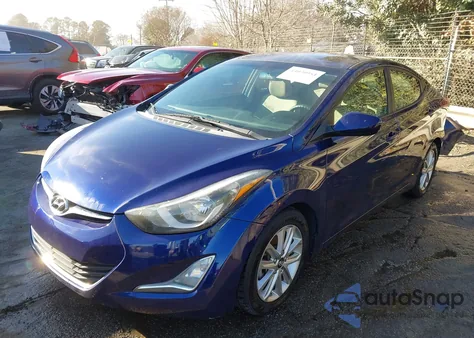 2014 Hyundai Elantra Se from USA, damaged, VIN 5NPDH4AE5EH541907